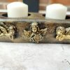 Wooden 6 hole Tea Light Candle Holder - Image 4