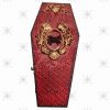 Vintage Crimson Coffin Trinket Box - Image 6