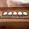 Wooden Tealight Candle Holder for 5 Candles, Unique Gift , Rectangular Candle Holder