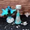 Blue and Silver Candle Holder