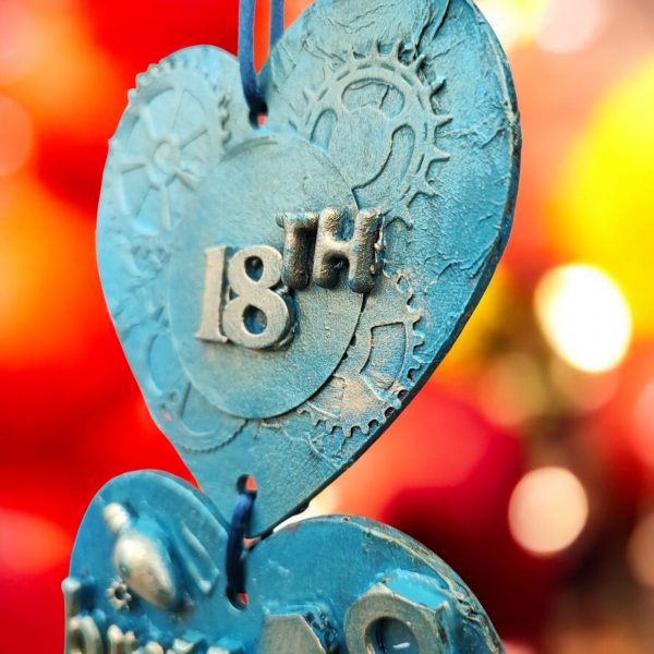 Happy Birthday hearts decoration - Image 3