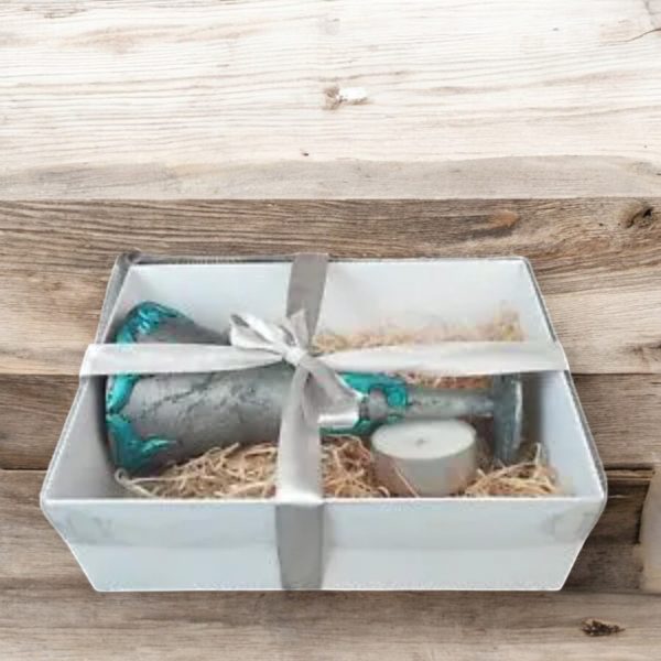 Blue and Silver Candle Holder - Image 3