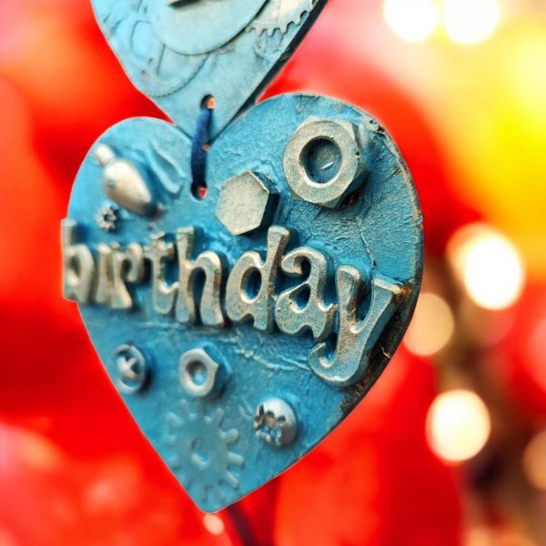 Happy Birthday hearts decoration - Image 4