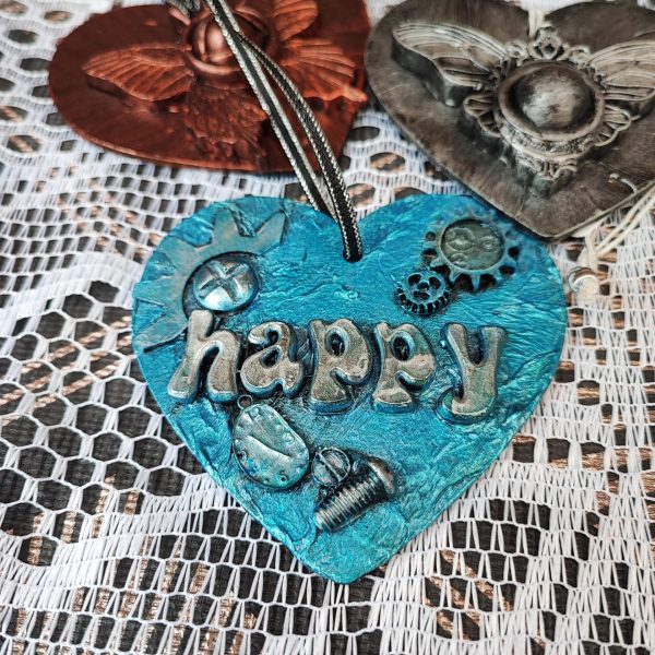 Hanging heart decoration