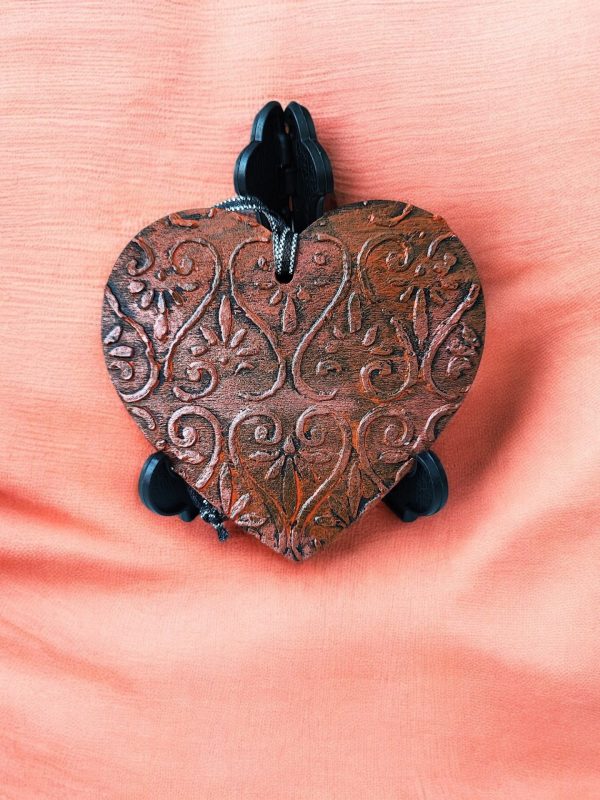 Moth Butterfly Hanging Heart Decoration - Image 5