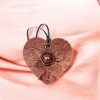 Moth Butterfly Hanging Heart Decoration - Image 2