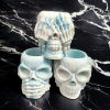 Skull  Resin Pot, Halloween Decoration