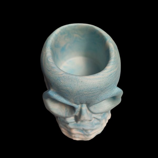 Skull  Resin Pot, Halloween Decoration - Image 5