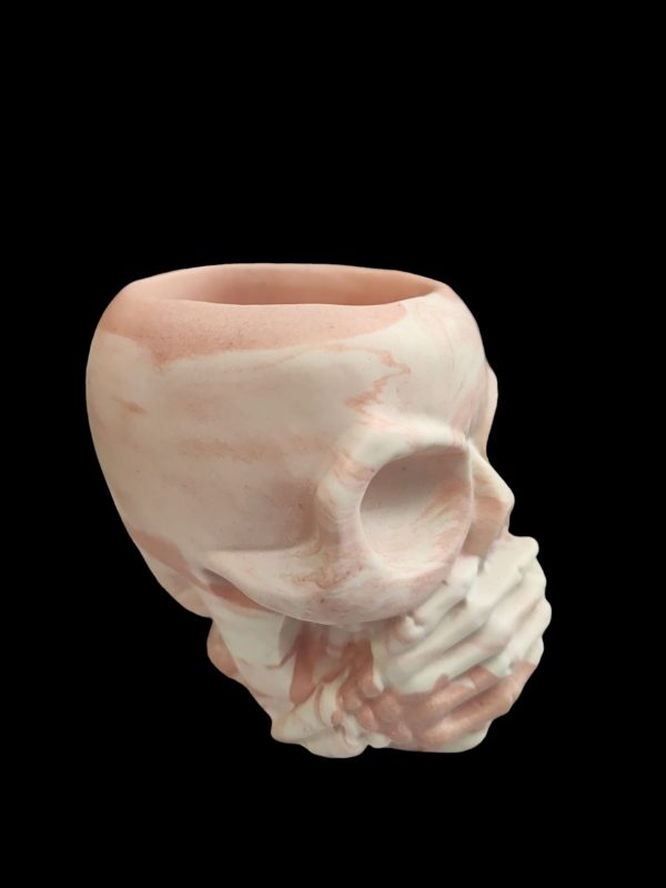 Skull  Resin Pot - Image 5