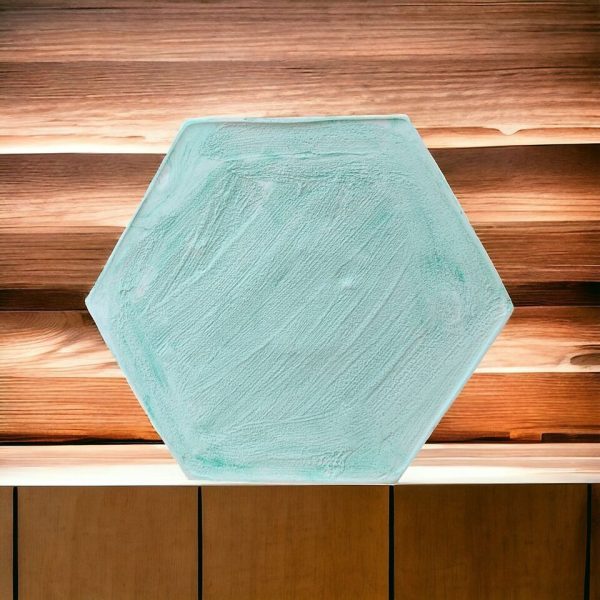 Green Marble Plaster Clock - Image 3
