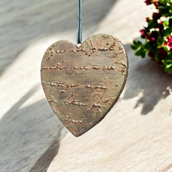 Hanging heart bird decoration - Image 3