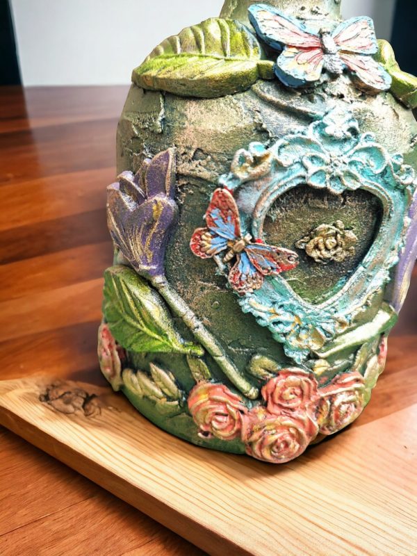 Flowers And Butterflies Bottle - Image 2