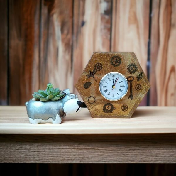 clock gold