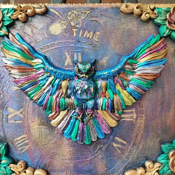 Colourful Owl Wall Art - Image 5