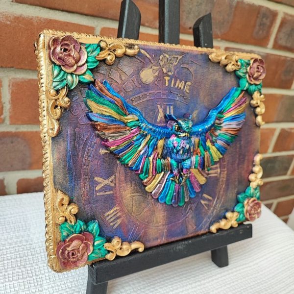 Colourful Owl Wall Art - Image 2
