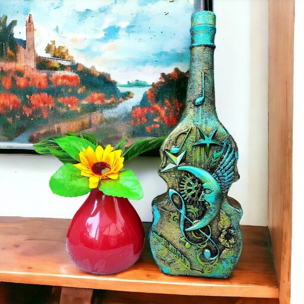Steampunk Style Musical Notes Bottle, 3D Exquisite Symphony - Image 4