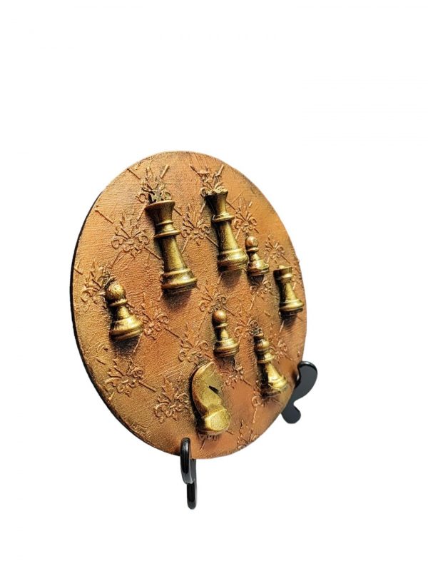 Chees Majesty Decorative Wood Slice , Unique Gift Idea - Image 3