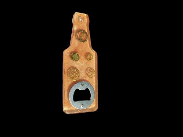 Steampunk Style Resin Bottle Opener 14x5cm, Unique Design Handcrafted With Love - Image 2