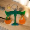 Balance and Harmony, Libra Zodiac Sign Keyring - Image 3