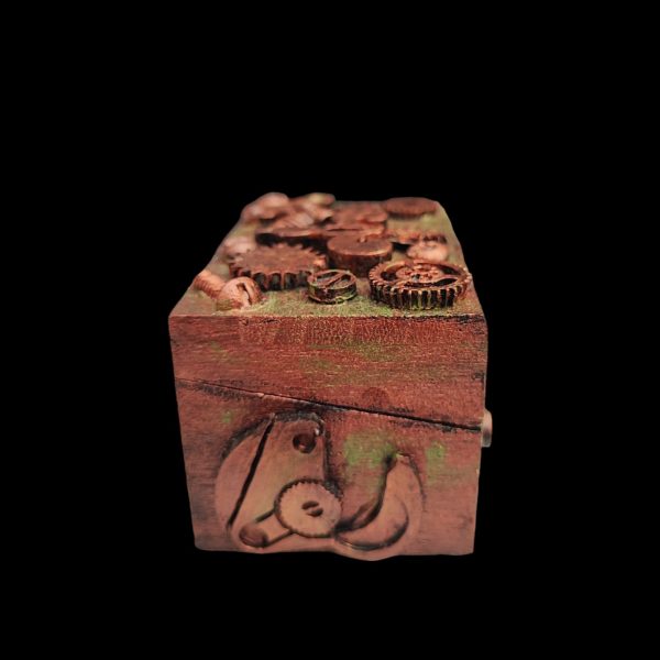 Small Jewellery Box, Steampunk-style Elegance - Image 4