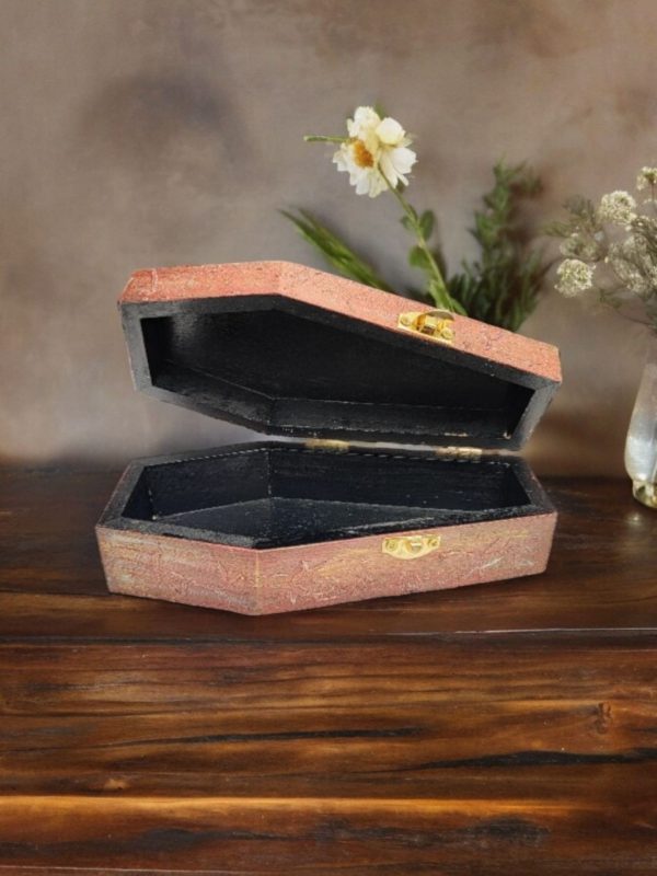 Coffin Jewellery Box,  Sentiment Chest, No.1 Halloween Gift - Image 4