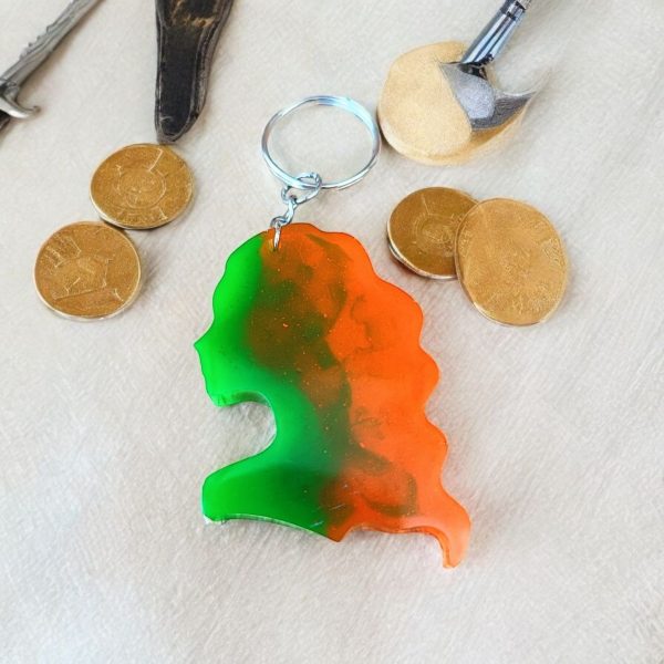Virgo Resin Keyring, Constellation Keyring - Image 5