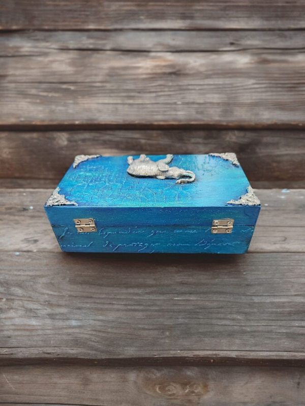 Elephant Wooden Box - Image 3