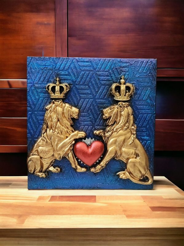 Lion wall art