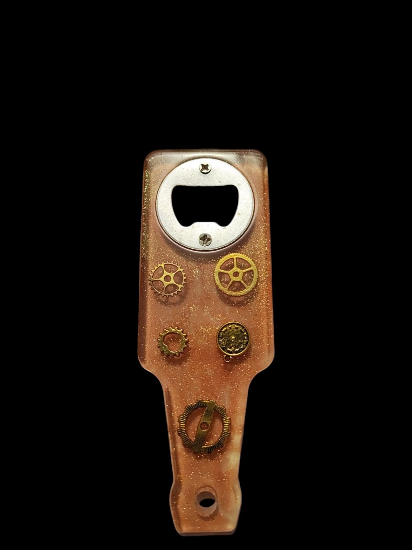 Steampunk Style Resin Bottle Opener