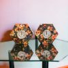 Floral Decoupage Clock, Mantel Clock - Image 3
