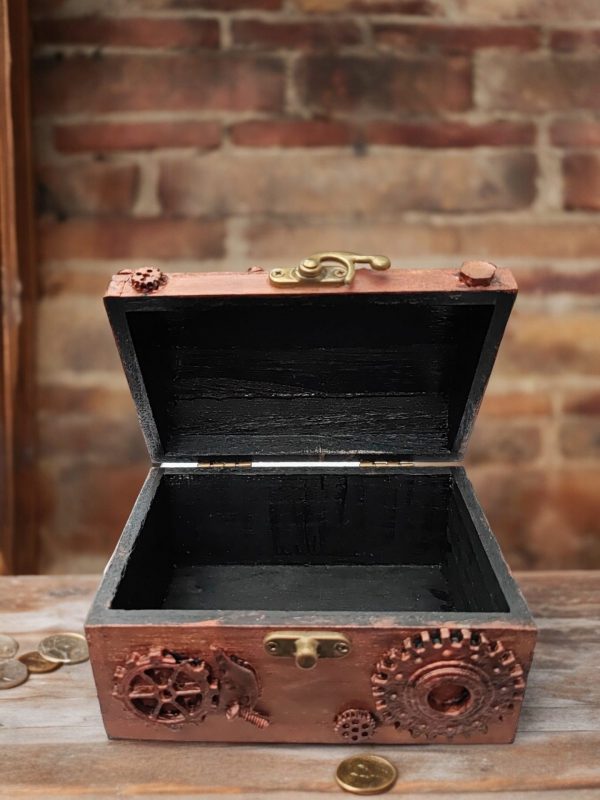 Treasure Chest Wooden Box - Image 3