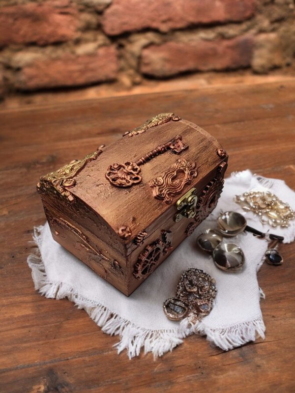 Treasure Chest Wooden Box - Image 4