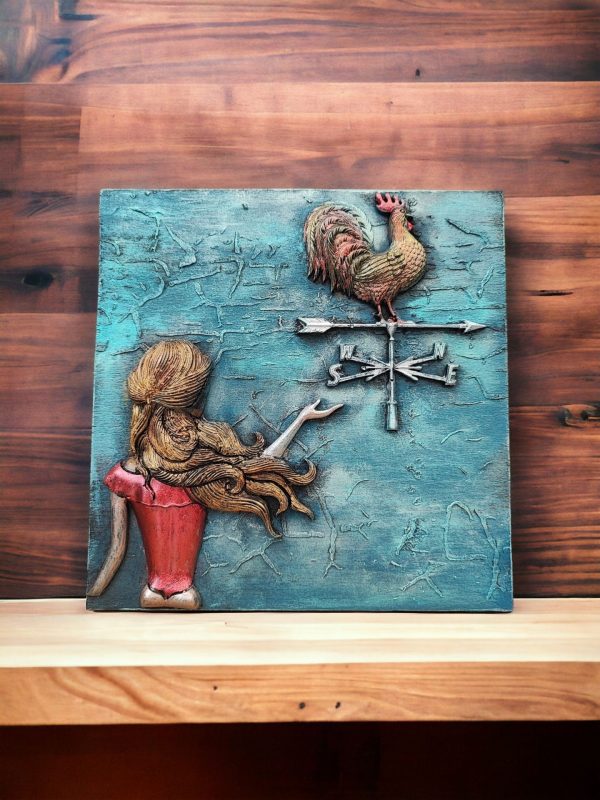 Rooster wall decoration