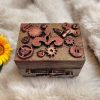 Steampunk-style jewellery box