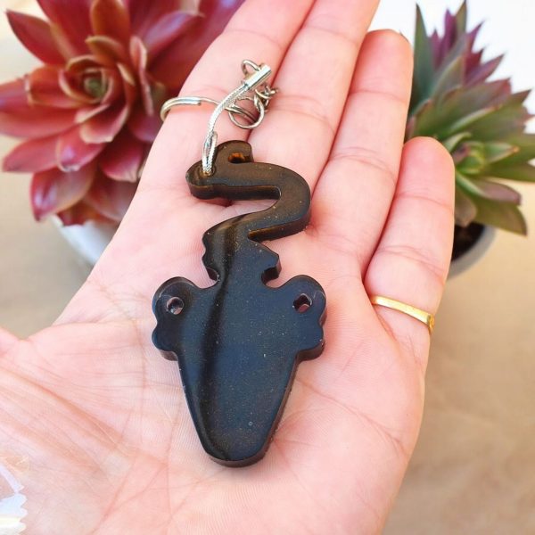 Aquarius Resin Keyring,Hand-crafted, Zodiac Accessory - Image 7