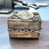Vintage Steampunk Style Lion Head Ring Box - Image 3