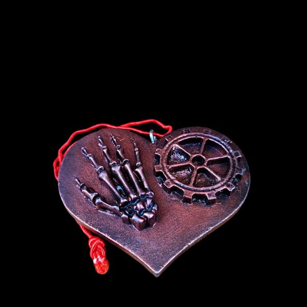 Halloween Copper Heart Decoration - Image 2