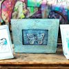 Handcrafted Picture Frame with a Butterfly Design, 11X9 cm Unique Gift Idea - Image 3
