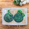 Handmade Oak Leaf Ornament-Nature-Inspired Green Leaf Decoration - Image 5