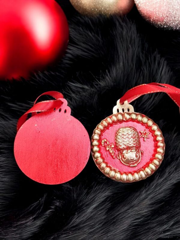 British-Themed Christmas Baubles-Royal Guard and London Taxi Set. - Image 5