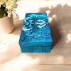 Sea Life Hand-Decorated Wooden Keepsake Box - Image 2