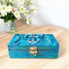 Sea Life Hand-Decorated Wooden Keepsake Box - Image 4