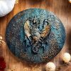 Unique 20cm Steampunk Dragon Wall Plaque – Handcrafted Charm for Home Décor - Image 2