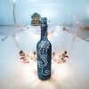 Handcrafted Decorative Bottle with Pearl-Inspired Design - Image 3
