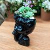 Black ''Shh''Resin Girl Planter - Image 4