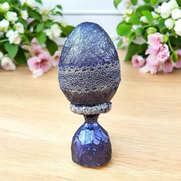 Handmade Musical Note Decorative Egg - Image 3