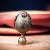 Steampunk Decorative Egg with Gears and Copper Accents - Image 4